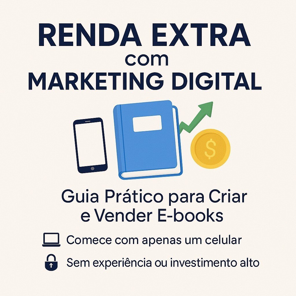 foto com dizeres Renda Extra com Marketing Digital