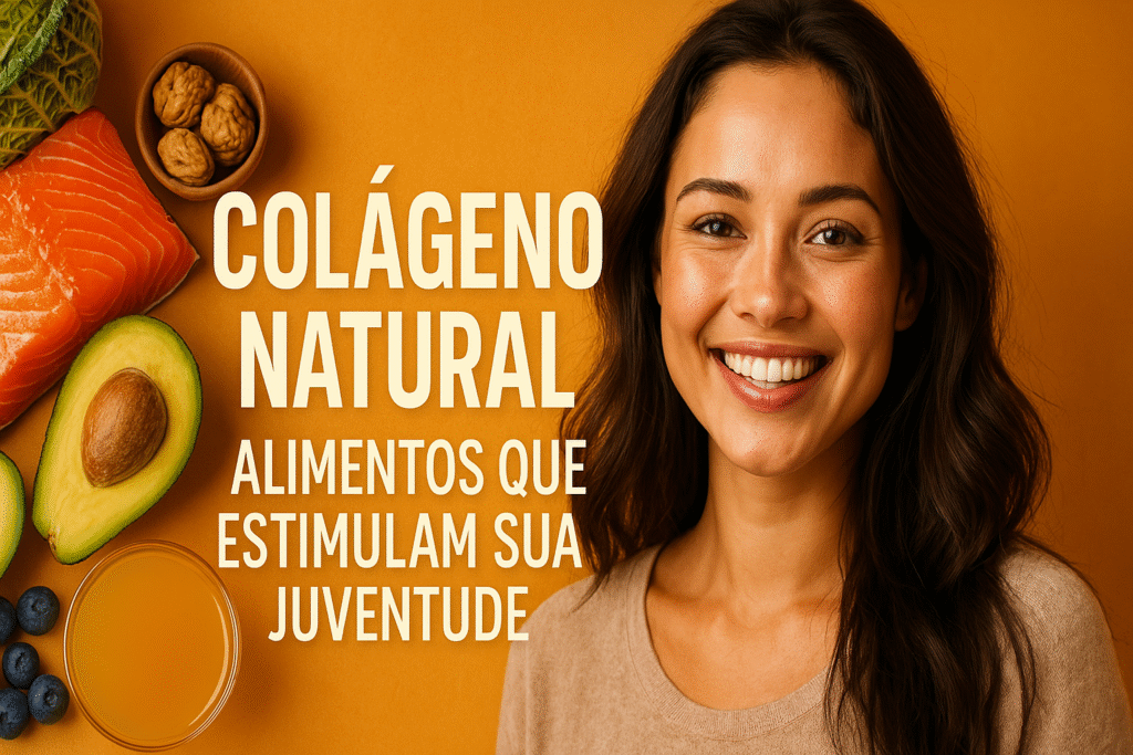 foto com dizeres Colágeno Natural