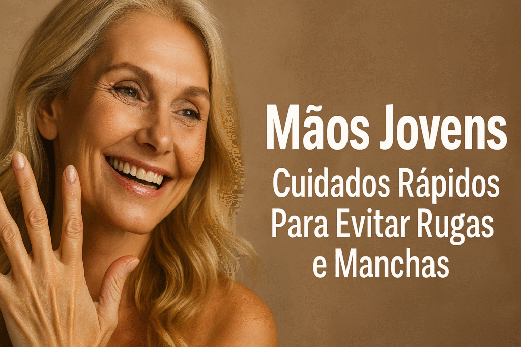 foto com dizeres Mãos Jovens