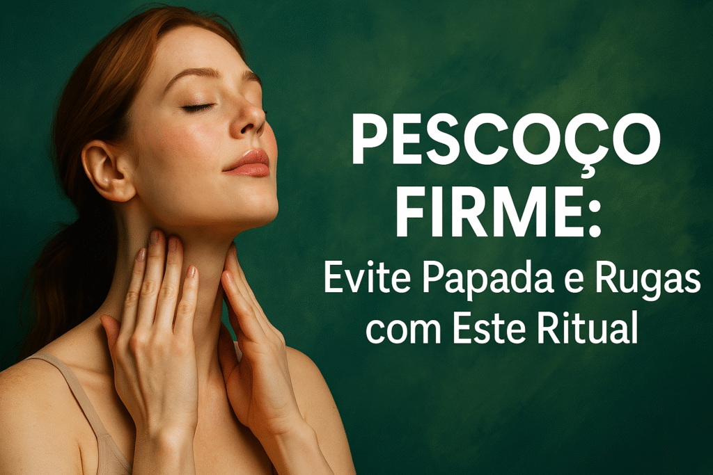 foto com dizeres Pescoço Firme