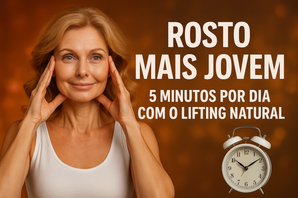 foto com dizeres Rosto mais jovem