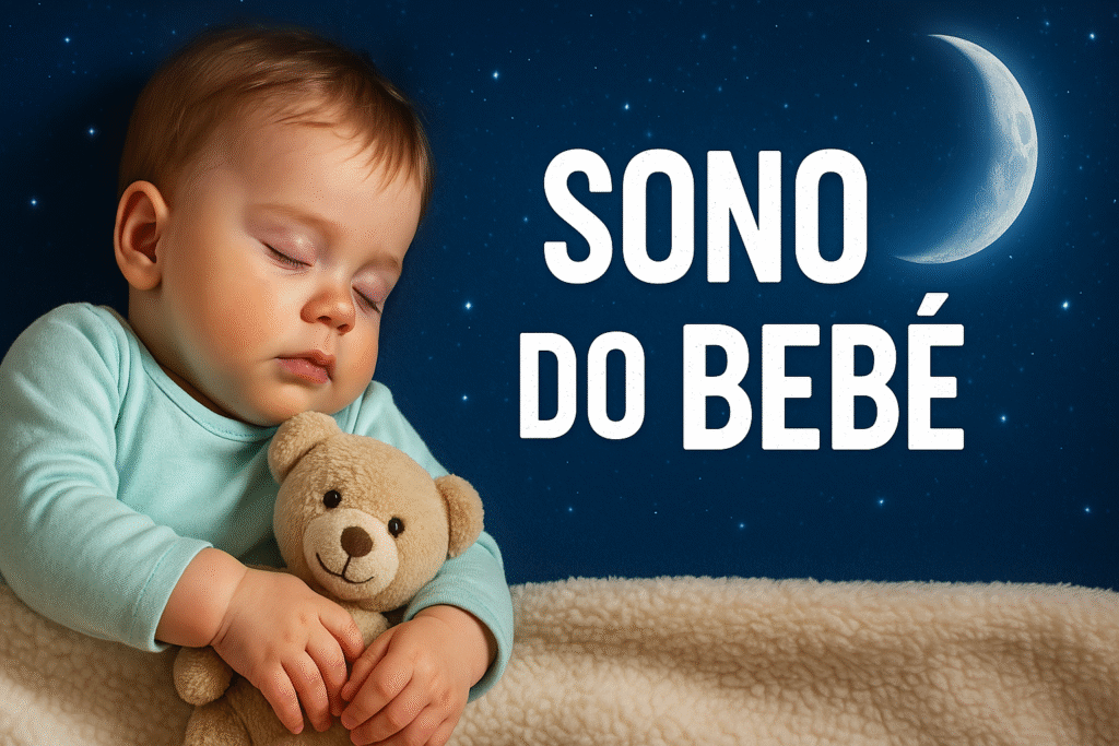 foto escrito Sono do bebe